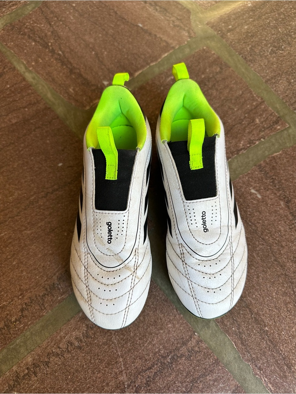 Adidas Kids' Goletto IX FG/MG Laceless Soccer Cleats